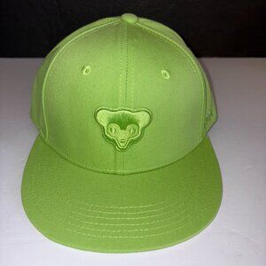 Chicago Cubs Retro 1977 Baseball Hat Snapback Lime Green Budweiser Melon Wear